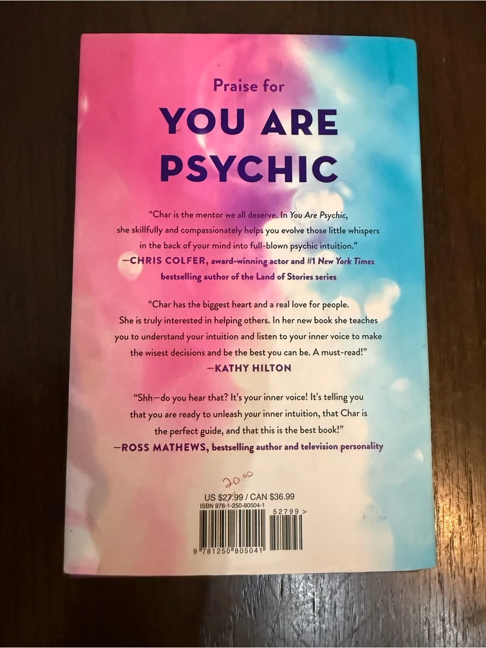 You Are Psychic Hardcover Book by Char Margolis NEW
